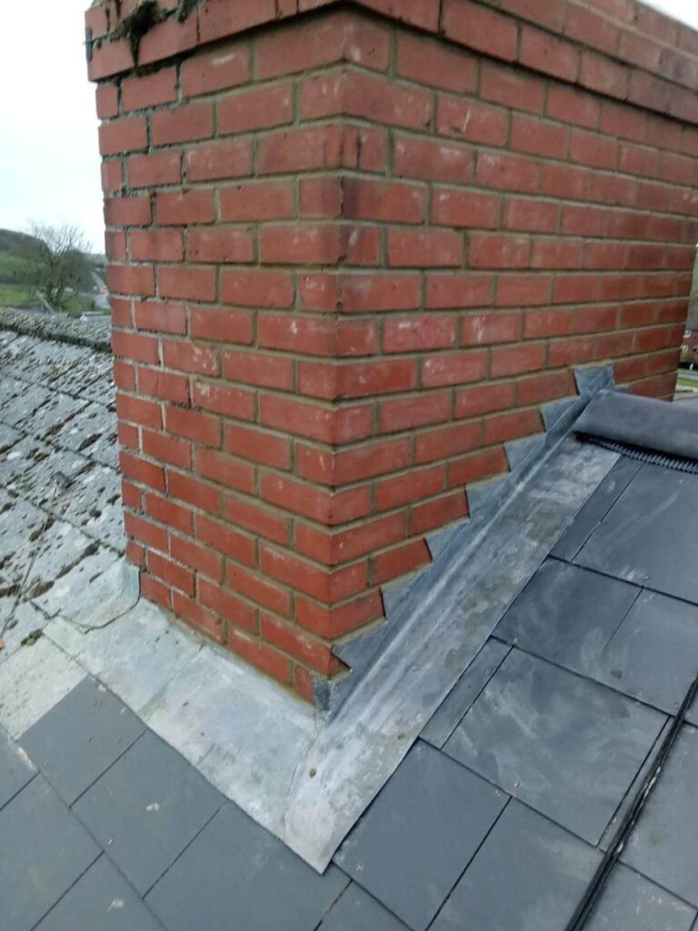 Wallace Roofing – chimney finished