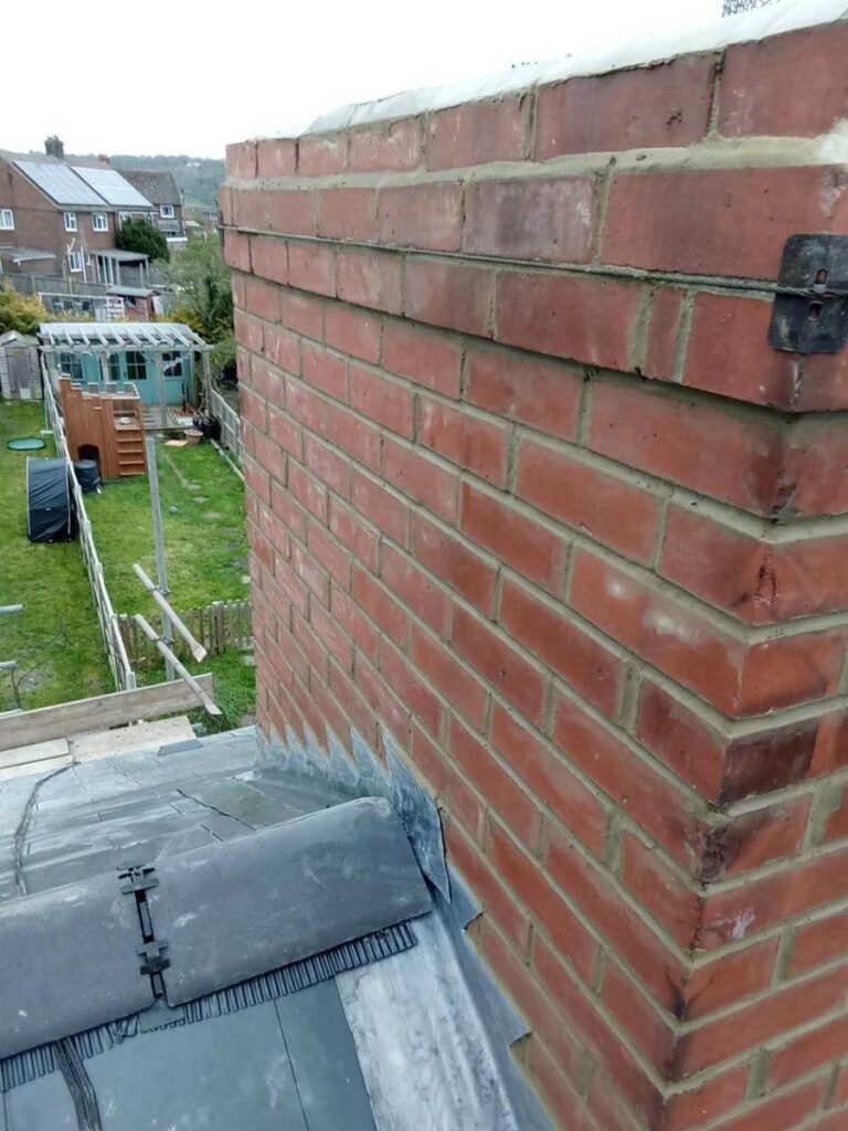 Wallace Roofing – chimney lead