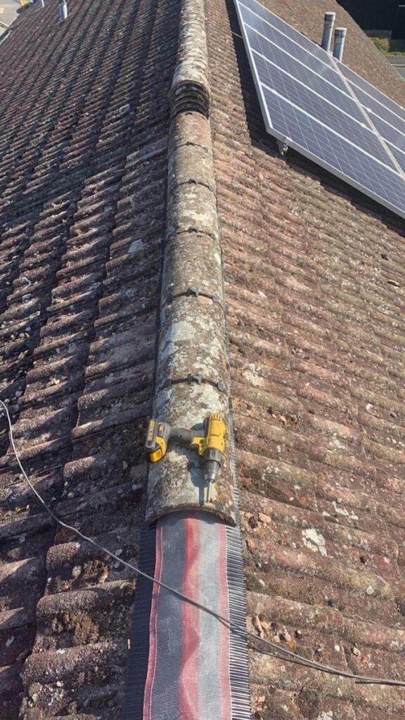 Wallace Roofing – dry ridge 3